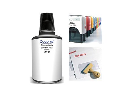 Coloris 200PR cerna pigment 250ml