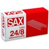 Drátky do sešívačky SAX 24/8, 8 mm délka, 1000 ks v balení