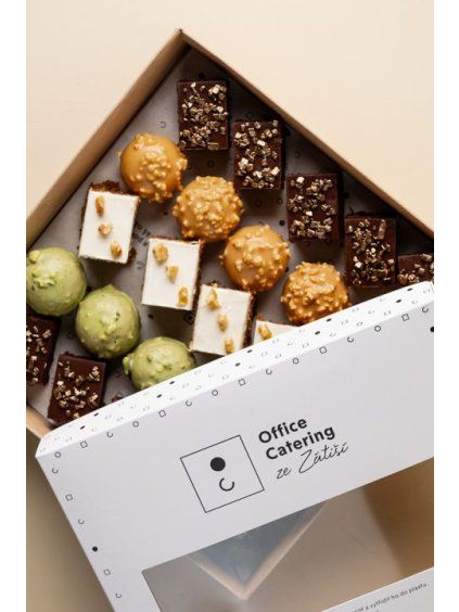Selection of mini desserts