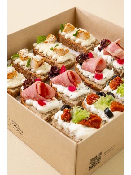 Mini "Old Charles" open breads