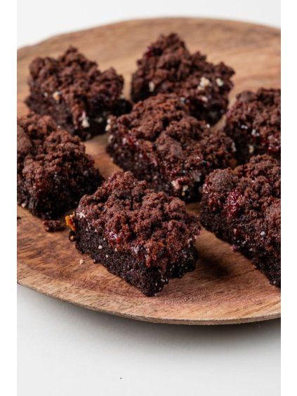Chocolate Amarena (chocolate cake with cherries) - slice