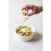Caesar´s salad with chicken, egg, parmesan cheese and bread croutons