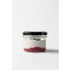 Chia pudding from coconut milk with fruit coulis