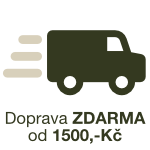 Doprava ZDARMA nad 1500,-Kč