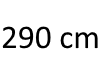 290 cm