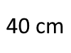 40 cm