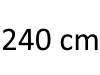240 cm