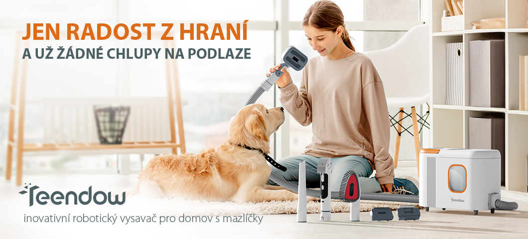 Robotický vysavač pro domácnosti s mazlíčky