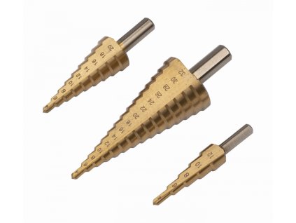 Vrtáky stupňovité TIN 3ks KREATOR KRT061700