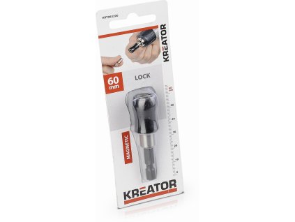 Magnetický držák bitů se zámkem 60 mm KREATOR KRT063200