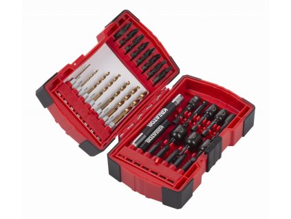 Sada bitů, hlavic a vrtáků 38ks KREATOR KRT064913