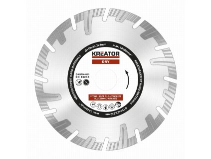 Diamantový kotouč segmentový 150mm EXPERT KREATOR KRT084103