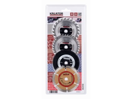 Sada kotoučů 89mm pro ponorné pily 4ks KREATOR KRT090101