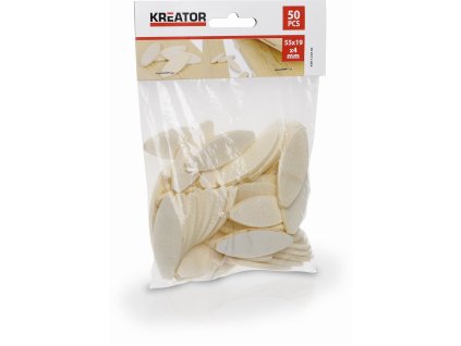 Spojovací lamela 55 x 19 x 4 mm (50 ks) KREATOR KRT120105