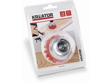 Brusný nylonový kartáč 75mm KREATOR KRT150106