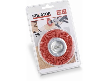 Brusný nylonový kartáč 100mm KREATOR KRT150112