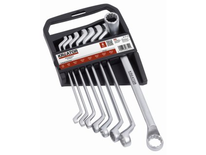 Sada oboustranných očkových klíčů 6-22mm - 8ks KREATOR KRT500004