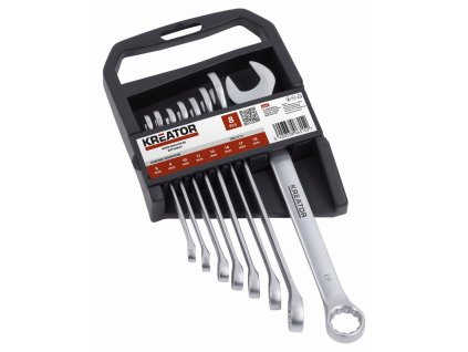 Sada klíčů očko/otevřený 8-19mm 8ks KREATOR KRT500007