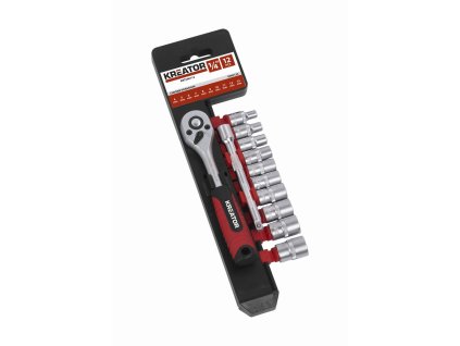 12-ti dílná gola sada 1/4" KREATOR KRT500112