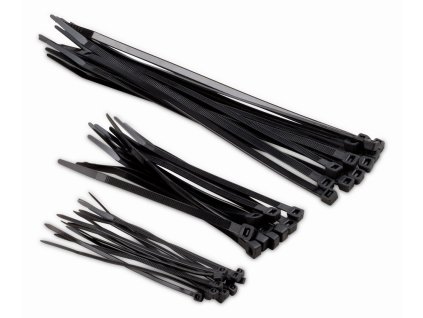 Stahovací pásky černé 7,6x300mm, 25ks KREATOR KRT556012