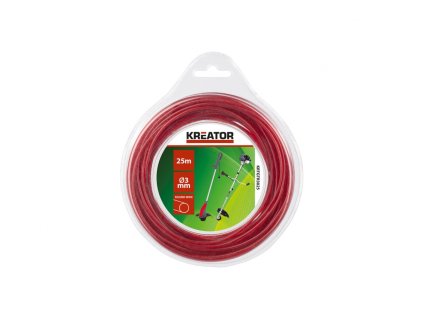 Struna kulatá 3 mm x 25 m KREATOR KRTGTR3025