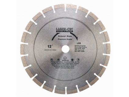 Diamantový kotouč segmentový 300 x 25,4 x 12mm LSS LASER-CUT L001210