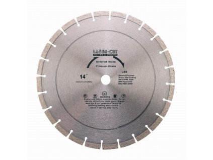 Diamantový kotouč segmentový 350 x 25,4 x 12mm LSS LASER-CUT L001220