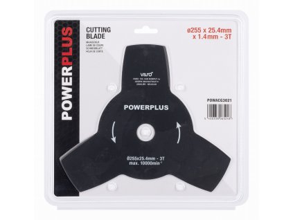 Žací nůž pro křovinořezy 255mm POWERPLUS POWACG3021