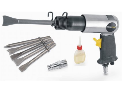 Pneumatické kladivo (sada se sekáči) POWERPLUS POWAIR0019