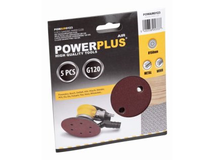 5x brusný disk prům.150 G120 POWERPLUS POWAIR0123