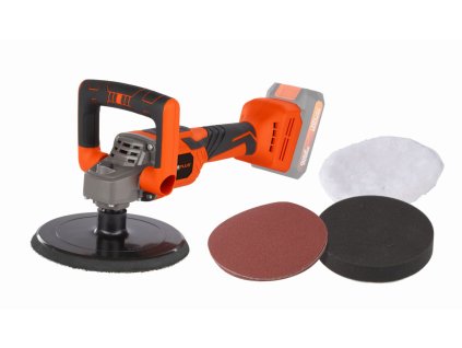 Aku leštička 20V bezuhlíková 180mm LI-ION (bez AKU) POWERPLUS POWDP4070