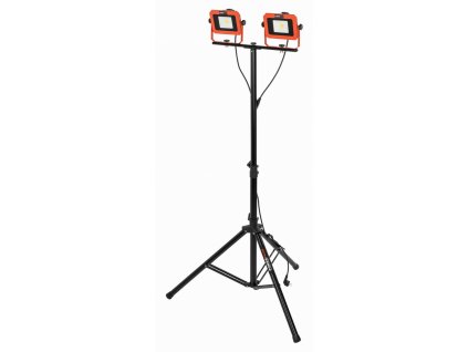 Aku LED svítilna na stativu 2x20V  plus  220V 2x20W (bez AKU) POWERPLUS POWDP8035