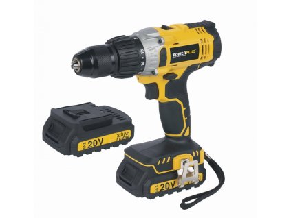 Aku příklepový šroubovák / vrtačka 20V LI-ION 2BAT POWERPLUS POWX00445