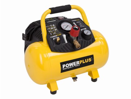 Kompresor 1100W 12L 10bar bezolejový POWERPLUS POWX1723