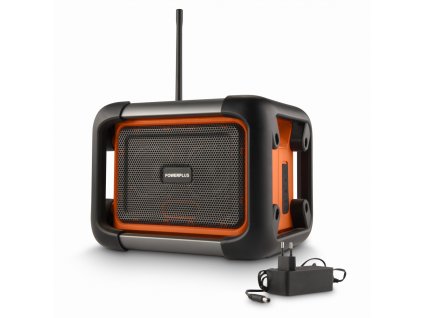 Aku stavební rádio 20V  plus  220V (bez AKU) POWERPLUS POWDP8061