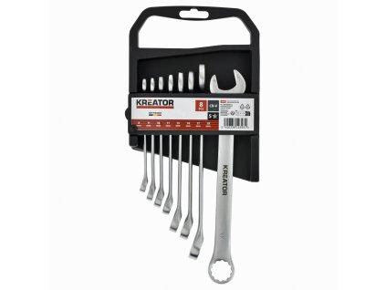 Sada klíčů očko/otevřený 8-19mm 8ks KREATOR KRTH30007
