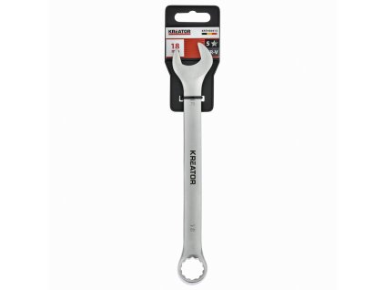 Oboustranný klíč očko/otevřený 18mm KREATOR KRTH30413