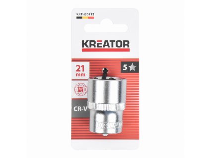 Nástrčná hlavice (ořech) 21mm 1/2" KREATOR KRTH30712