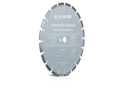 500 x 25,4 x 10mm Láser Hormigón Curado Profesional  100.990