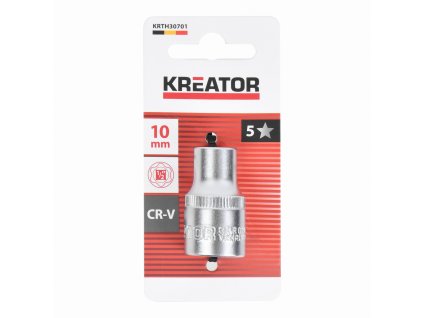 Nástrčná hlavice (ořech) 10mm 1/2" KREATOR KRTH30701