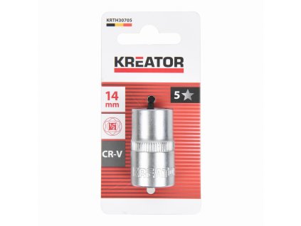 Nástrčná hlavice (ořech) 14mm 1/2" KREATOR KRTH30705