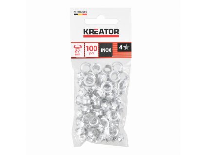 Nýtovací očka hliník 7mm 100ks KREATOR KRTH62506