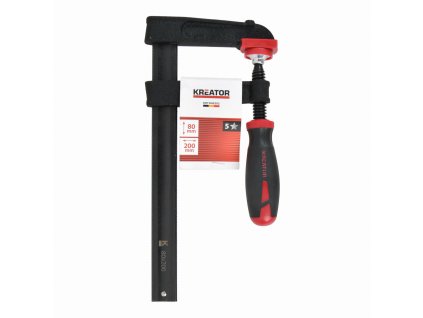 Truhlářská svěrka 80x200mm HIGH QUALITY KREATOR KRTH40202