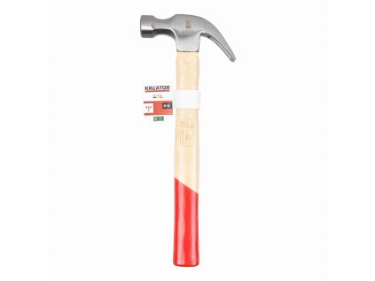 Tesařské kladivo 450g - Dřevěná násada KREATOR KRTH90401