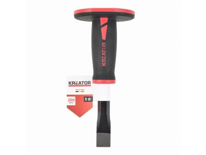 Sekáč ruční plochý s ochranou 21 x 200mm KREATOR KRTH23906