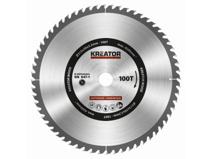 Pilový kotouč na dřevo 315mm, 100T KREATOR KRT020433