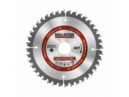 Pilový kotouč univerzální 120mm, 40T KREATOR KRT020507