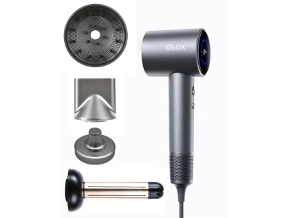 Fén na vlasy s ionizátorem GLOX GLOXD3GSET (Varianty Nový)