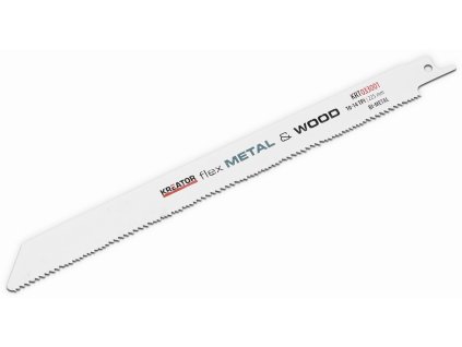 2 ks Pilový plátek pro ocasovou pilu na kov a dřevo 225-14/10 KREATOR KRT033001