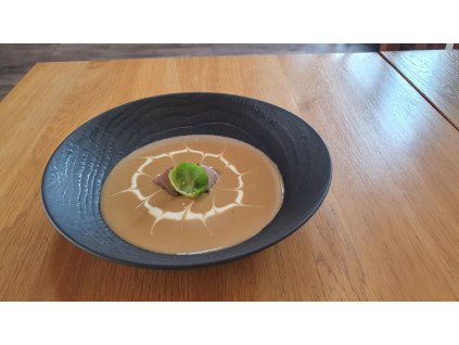 Kaštanový krém s uzeným kachním prsem